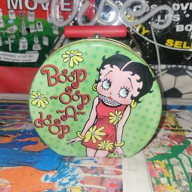 「ベティちゃん　 金属製缶」　ビンテージ　レア　小物入れ　BETTY BOOP ベティちゃん ラバートレイ Betty Boop 小銭入れ 小物入れSE0449