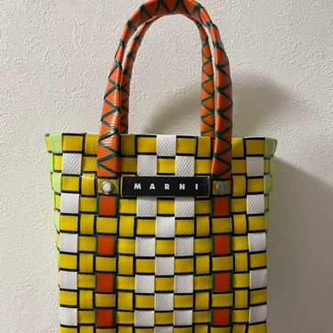 Marni market mini basket - Gem