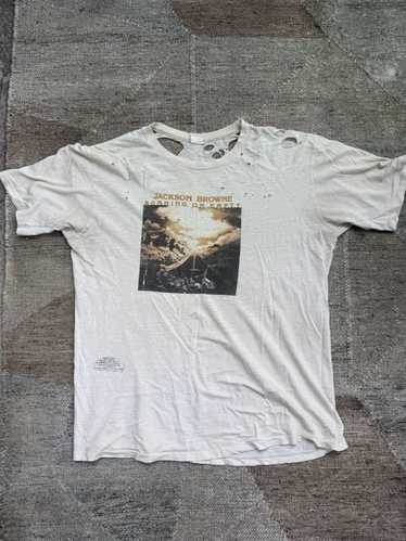 激レア JACKSON BROWNE RUNNING ON EMPTY Tシャツ Jackson Browne Running On Empty T-Shirt Short Sleeve Gift