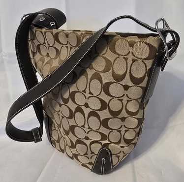 【美品】VINTAGE OLD COACH Shoulder Bag Brown Old Coach 10398 Shoulder Bag Leather Vintage Brown from