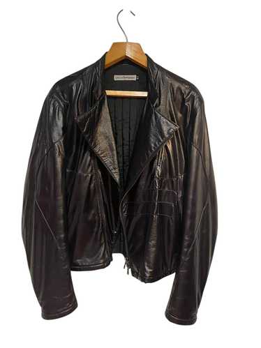 Emporio armani vintage leather biker jacket - Gem