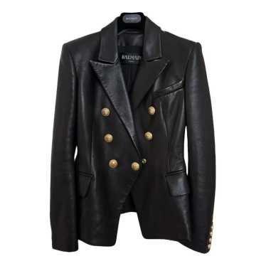 Womens balmain leather jacket - Gem