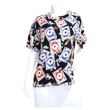 vintage 90s BOUTIQUE CHANEL　半袖ニットTee CHANEL Vintage 02A CC Mark Logo Knit T-shirt #38 Top Light