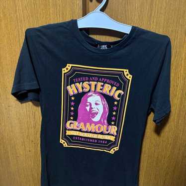 y2k❤️ 00s HYSTERIC GLAMOUR ヒスガール 全面ロゴ tee Y2K】HYSTERIC GLAMOUR Tシャツ ヒスガール ラインストーン