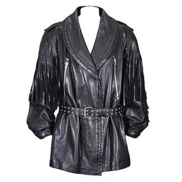 ジャケット・アウター 1989 CLAUDE MONTANA Cutwork Linen Jacket 1989 CLAUDE MONTANA Cutwork Linen Jacket