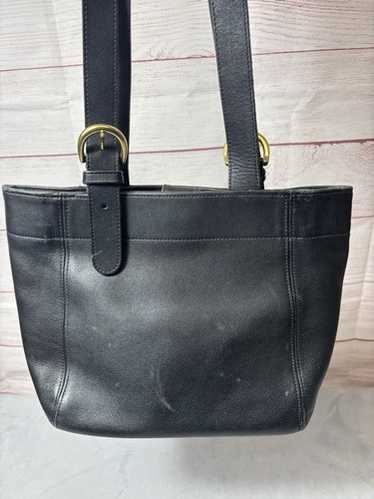 Vintage Coach* Black Soho Zip XL Leather Tote Bag Purse