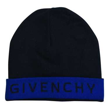 【関税込み】Givenchy ブラック 'Givenchy' 4G ウール ビーニー GIVENCHY】ウールニットキャップ ビーニー 4G ロゴ (GIVENCHY