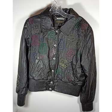 Rocawear レザー ジャケット スタジャン LADIES - L size Rocawear レザー ジャケット スタジャン LADIES - L size