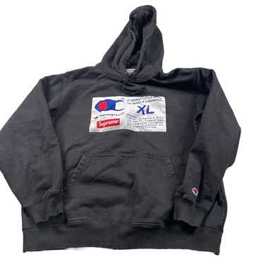 Champion x supreme hoodie - Gem