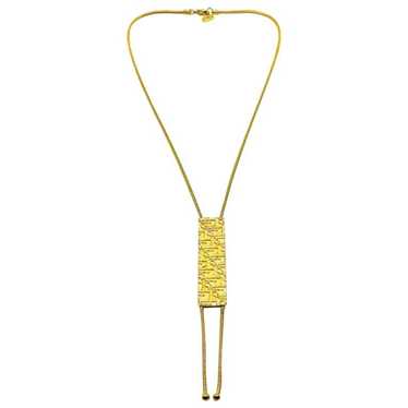 アクセサリー Dior Vintage Trotter Logo Gold Necklace Vintage dior necklace trotter - Gem