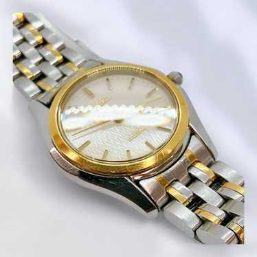 Seiko Exceline 4J41‑0A40 ゴールド Seiko Exceline Square 4J41 Vintage Women's Watch in Steel
