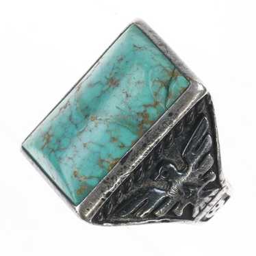 Vintage 1960s Native Americanturquoise Cuff Bracelet Navajo