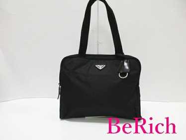 【PRADA】POCONO TOTE BAG PRADA Pocono Tote Bag Nylon Black Women s HIBUOCHI VINTAGE