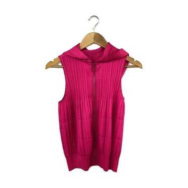 PLEATS PLEASE ISSEY MIYAKE◆ジップパーカー/--/ポリエステル/ORN Y2K Issey Miyake Pleats Please Black Two-way Zip Jacket