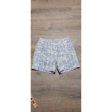 Paisley denim shorts - Gem