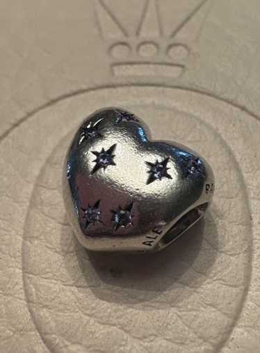 Pandora blue cz heart - Gem