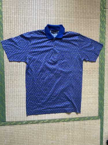 【Celine】90s Italy patterned polo shirt Vintage Celine Homme Polo Shirt Grey Made in Italy - Etsy