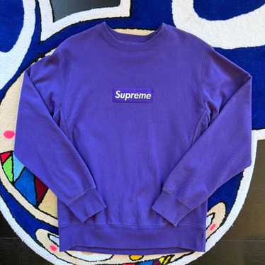 Supreme SS23 Week 4 Small Box Stripe Sweater 'Purple' SUP