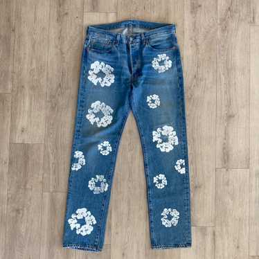DENIM TEARS x OFFSET 501 JEANS LIGHT WASH 34 x 34 | eBay