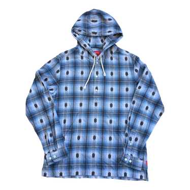 トップス SUPREME hooded Plaid Knit Shirt Pink L Supreme Hooded Plaid Knit Shirt Pink Men's - FW23 - US