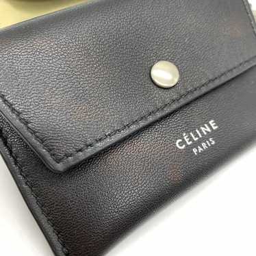 CELINE ♡ Vintage ♡ Key ring & coin case Celine Coin Case Key Accessory Bicolor Vintage Luxury