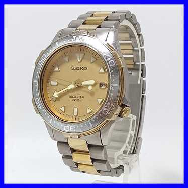 【稼働・美品】SEIKO SCUBA 200m 5H25-6000／クォーツ Seiko Diver Quartz Scuba 200m 5H25-6000/ case no.050305