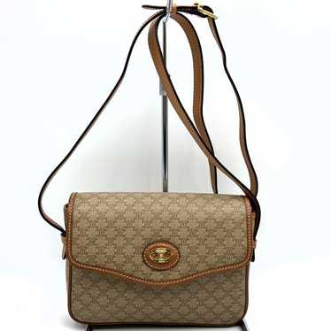 Celine Pattern Camel Tan Macadam Bag Shoulder - image 1