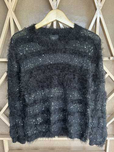 トップス ISSEY MIYAKE mohair knit sweater 1980s Issey Miyake Layered Mohair Sweater - Size M