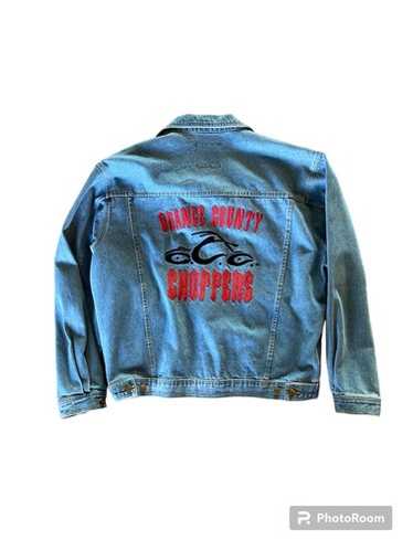 Orange County Choppers OCC Denim Jacket Men's XL | eBay