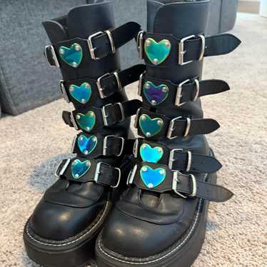 Demonia heart boots - Gem