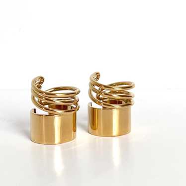 【希少】BALENCIAGA ORO 2B TWIN RING Balenciaga B Chain 2.0 Ring | Neiman Marcus