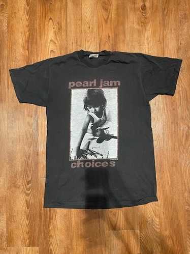 Vintage Pearl Jam Choices T Shirt 1990s Men's XL Black Nice