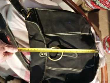 バッグ old gap handbag black Gap Black Leather Vintage 90's Medium Shoulder Bag Purse