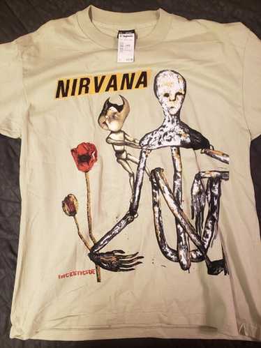 NIRVANA ニルバーナ INUTERO 青ハネ T XL 1993 USA Amazon.com: Nirvana T Shirt in Utero Band Logo Official