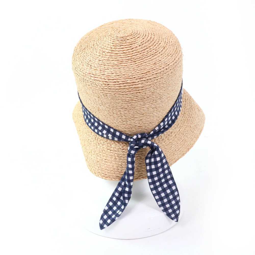 Miu Miu Miu Miu MIUMIU 5HC307 Gingham check Raffi… - image 5