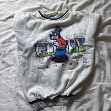 貴重◎ 80's desney goofy vintage sweat usa製 Vintage Disney Goofy Sweatshirt Mens Medium Gray Crewneck