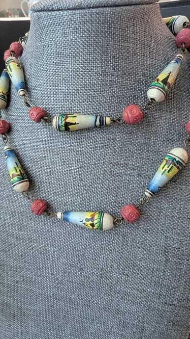 Australian Aboriginal Necklace ヴィンテージアボリ Vintage Australian Indigenous Aboriginal Jewelry Necklace