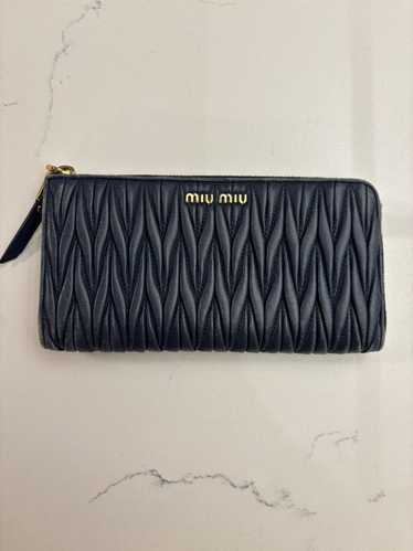 Archive Miu Miu Leather Wallet Black 小物