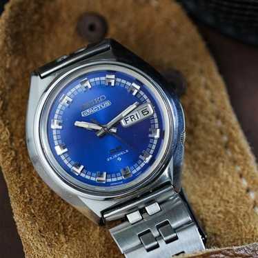 SEIKO 5 ACTUS SS 23 JEWELS 青 s-l400.jpg