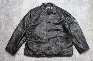 ジャケット・アウター SCHOTT FLIGHT JACKET 44 Men's Vintage Schott I-S 674 M-S Leather Flight Jacket Size