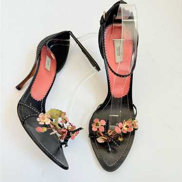 Prada flower leather sandals - Gem