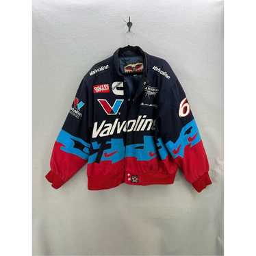 VTG Jeff Hamilton JH Designs Team NASCAR Racing Jacket Blue