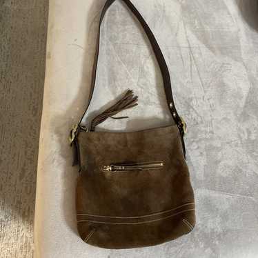 未使用保管品 vintage coach old スウェード suede Vintage Suede Coach Bag | TikTok