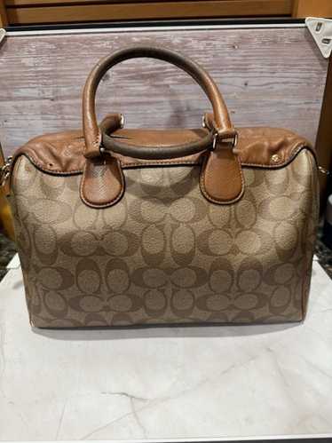vintage coach old Suede Boston ミニボストン 茶 vintage coach old mini Boston Suede 茶 - メルカリ