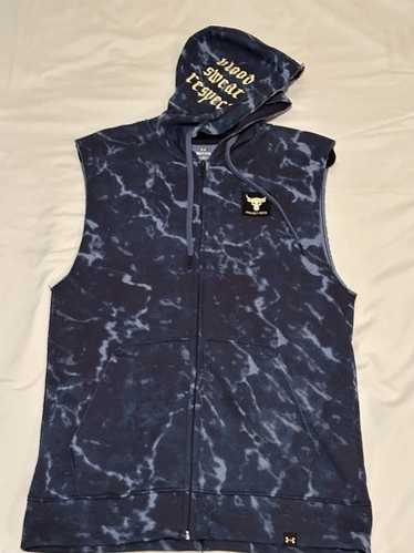 アンダーアーマー PROJECT ROCK フード付きジップベスト Project rock full zip - Gem