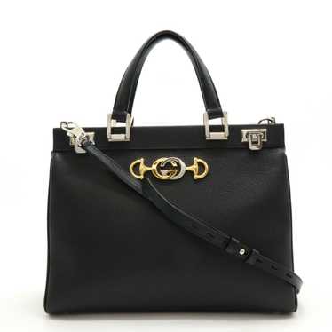 グッチ レザー ズミ 2way バッグ 564718 Gucci Leather Zumi 2way Bag 564718 Black ref.2262656 - Joli