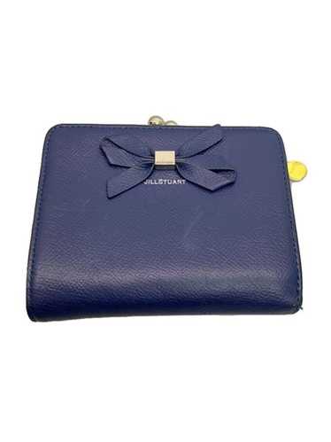 [JILLSTUART]★STITCHED COWHIDE MEDIUM WALLET Genuine Jill Stuart Black Cowhide Wallet With Heart