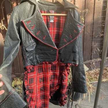 VivienneWestwood 革ジャケット ヴィヴィアン・ウエストウッド レッドレーベル、“ハート襟”の