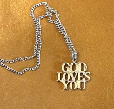 #100 Tiffany Co. ティファニー　GOD LOVES YOU ピン 70sヴィンテージティファニー〝GOD LOVES YOU〟チャリティー