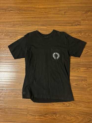トップス chrome hearts henryneck tee dagger-pocket-t-shirt-size-xl-